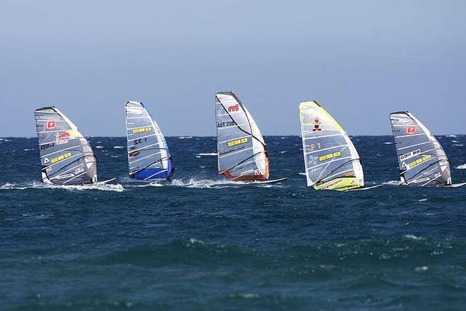 Start line action -  2009 Catalunya Costa Brava PWA World Cup ­ Day 1 ©  John Carter / PWA http://www.pwaworldtour.com